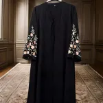 Women's Embroidered Borka Only, Sizes 50 to 58, 4 Colours