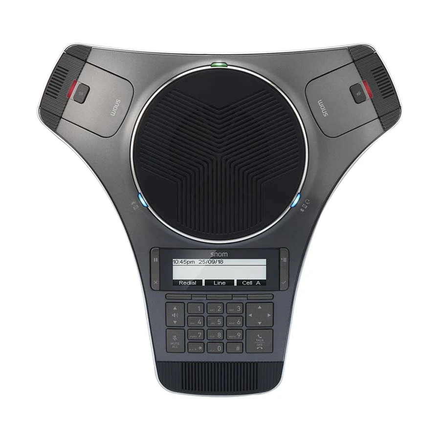 Snom C520 3-SIP PoE IP Conference Phone Black without Adapter