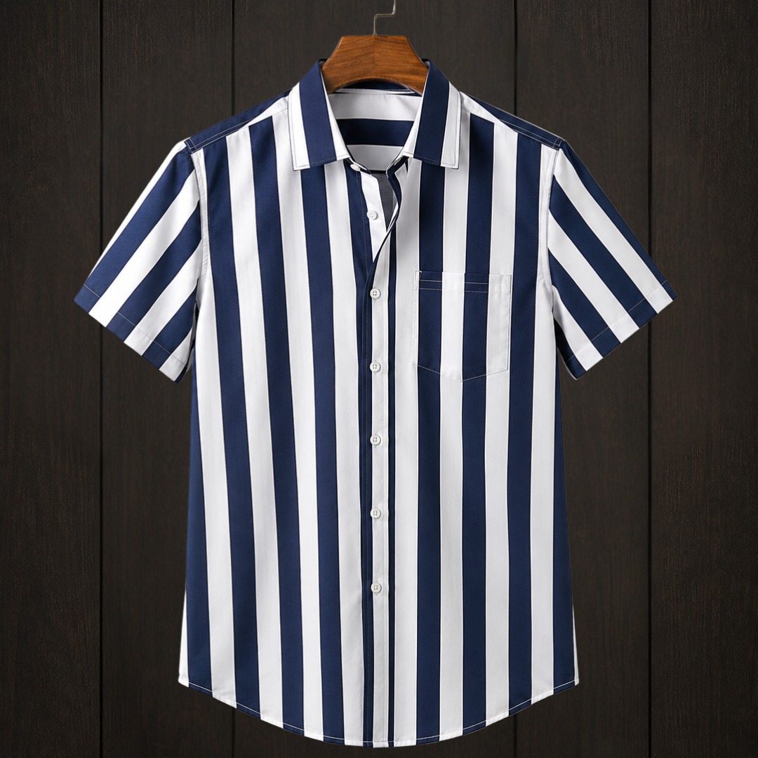 Men's Soft Cotton Half Sleeve Shirt, Sizes M to XXL