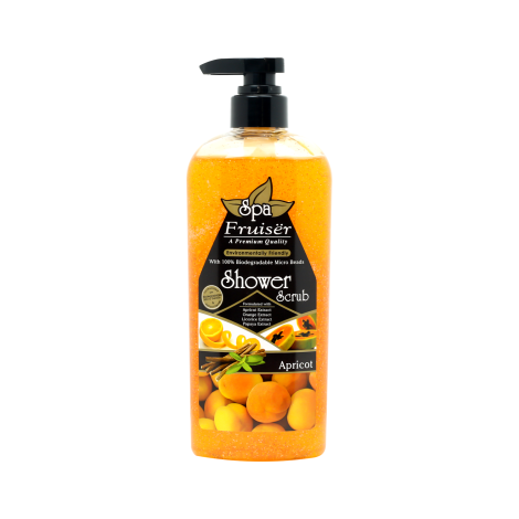 Fruiser Spa Apricot Shower Scrub 730ml (Malaysia)