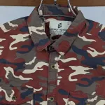 Fashionable Casual Shirt For Men (Maroon)