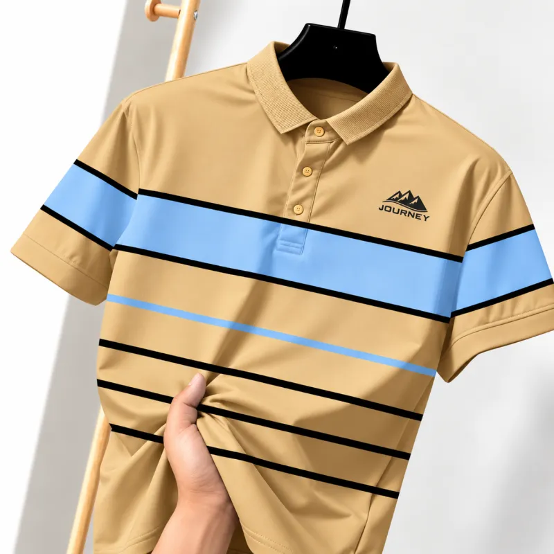 Premium Piqué Cotton Half-Sleeve Polo Shirt