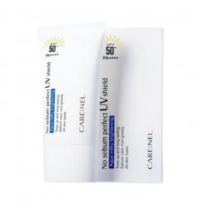 Care:nel No Sebum Perfect UV Shield SPF 50+ PA++++ 50ml (Korea)