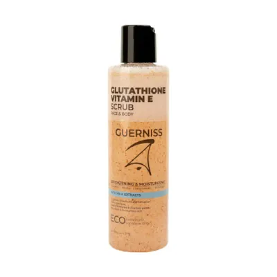 Guerniss Raw Glutathione Vitamin E Face & Body Scrub 200ml (Bangladesh)