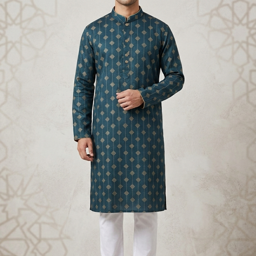 Afsan print Cotton Comfortable Panjabi With premium box