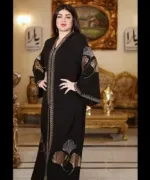 Stone Work Koti Borka Set with Inner and Hijab, Body 48