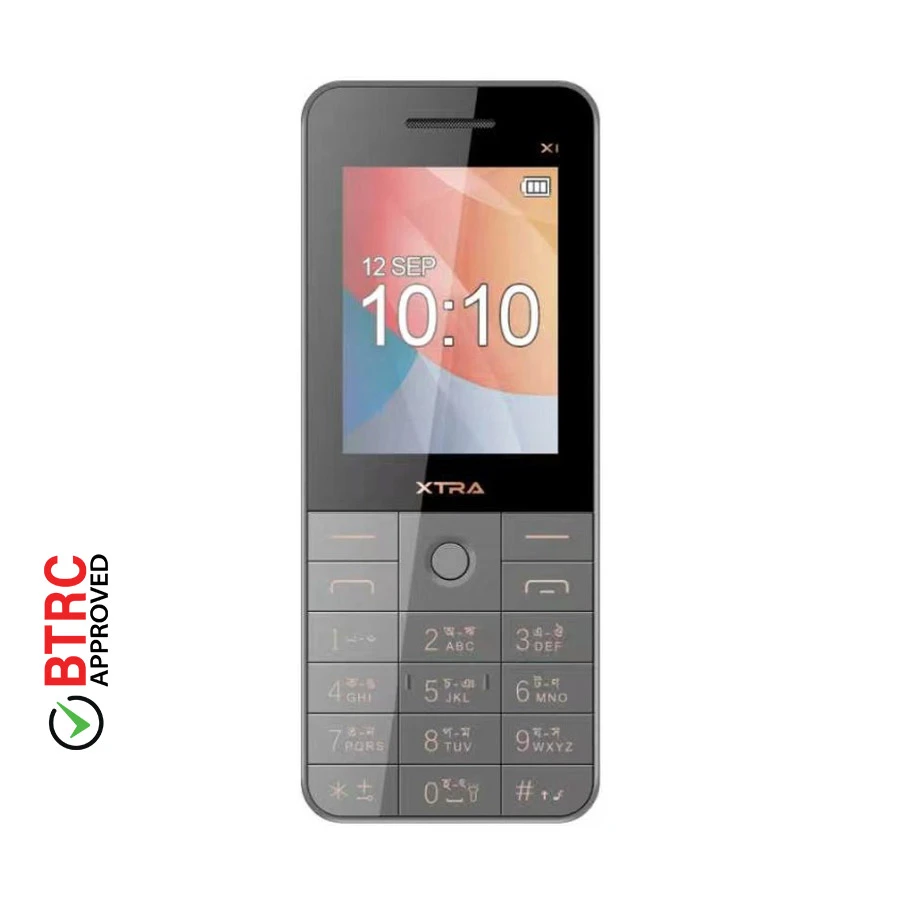 Xtra X1 Grey Dual SIM Feature Phone