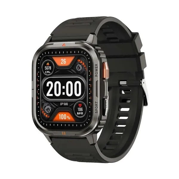 WiWU SW05 Tarnish Black Bluetooth Calling Smart Watch