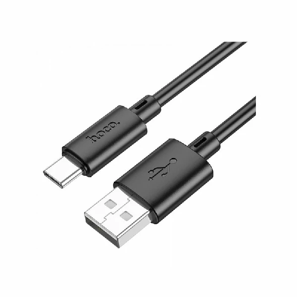 Hoco X88 1M USB to Type-C Charging Data Cable - Black
