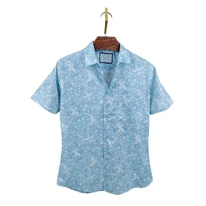 Pure Cotton Half Sleeve Print Shirt