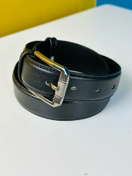 Genuine Leather Belt- Black (GearUp1006)
