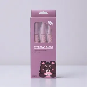 Silubi 3in1 Eyebrow Razor 3pcs (China)