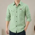 Full sleeves double pocket panel Shirt