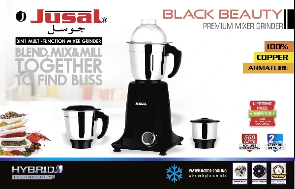 Jusal Black Beauty Mixer Grinder