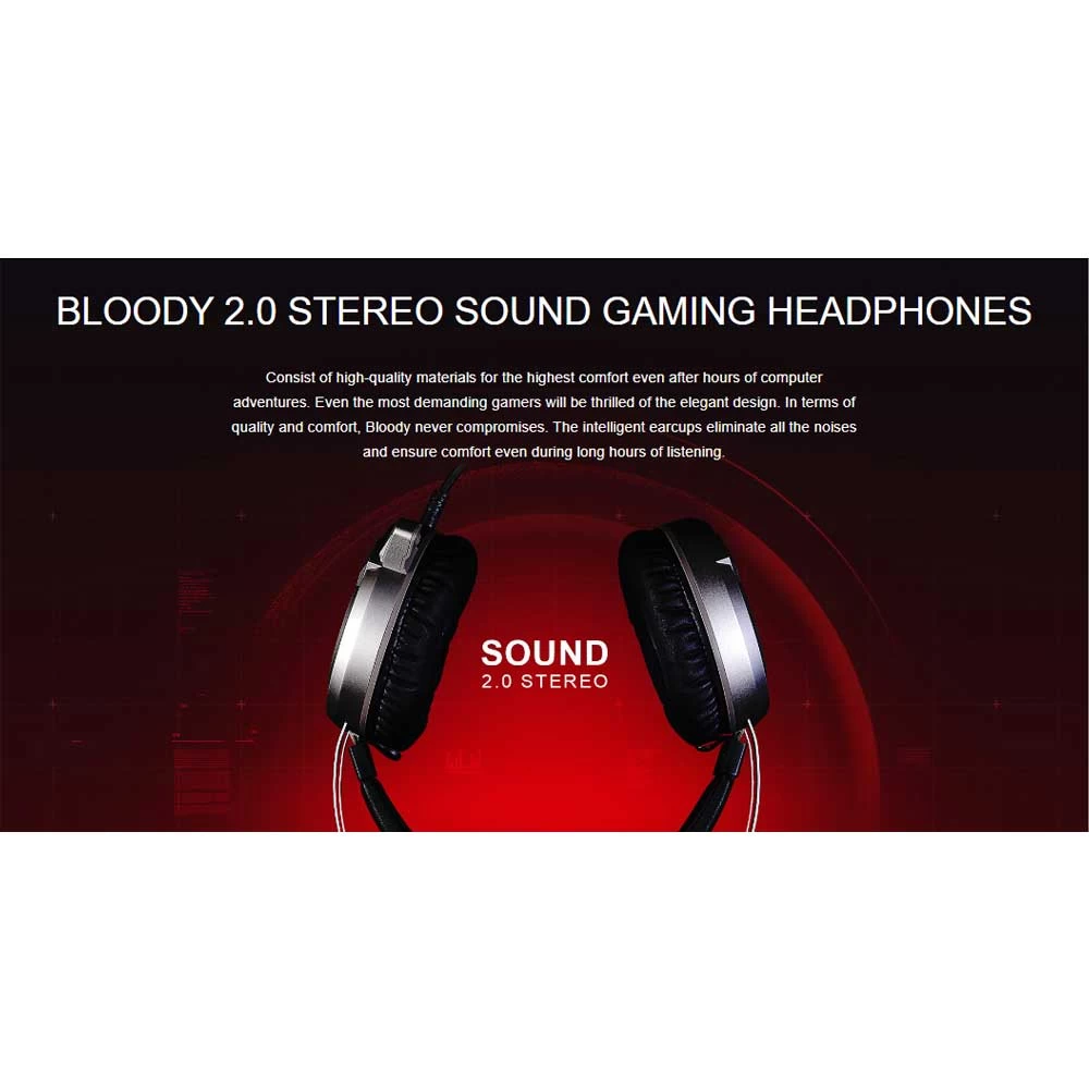 A4Tech Bloody G520S USB Black-Grey Gaming Headset