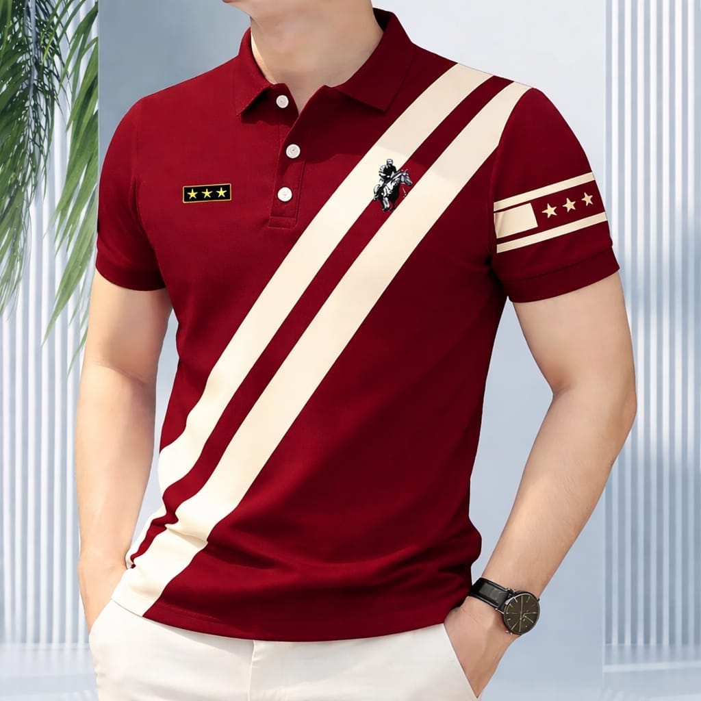 Men's 200 GSM PK Cotton Polo Shirt, Half Sleeve, 6 Colours