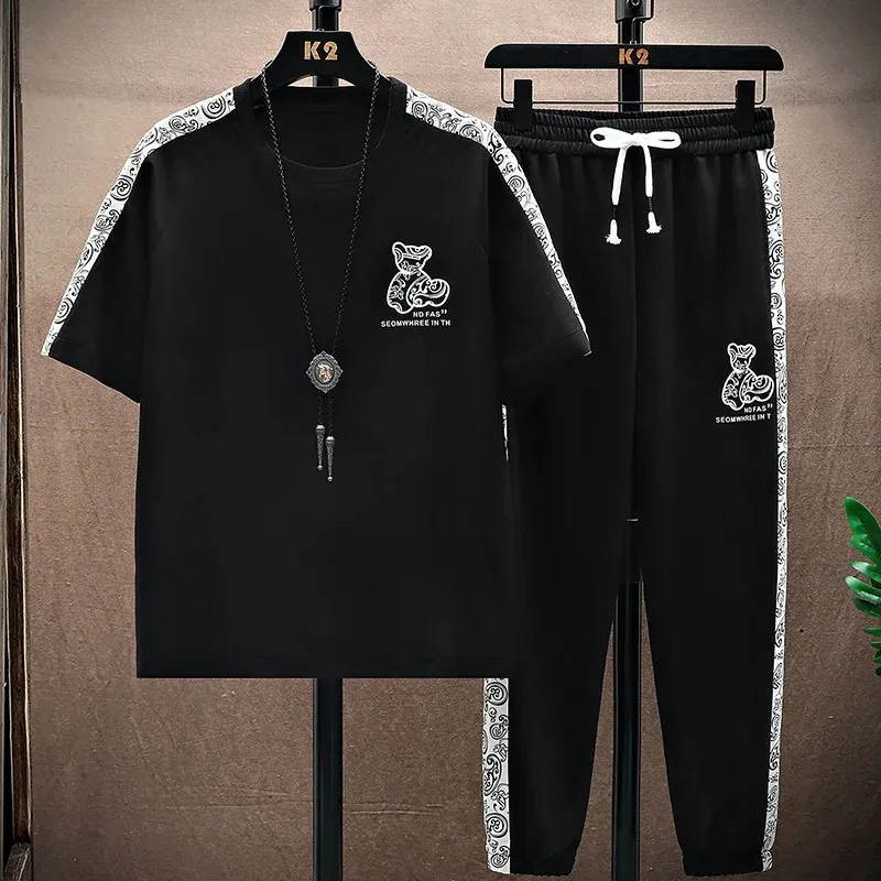 Oversized Mesh Jersey T-Shirt and Trouser Combo for Men, 3 Colours