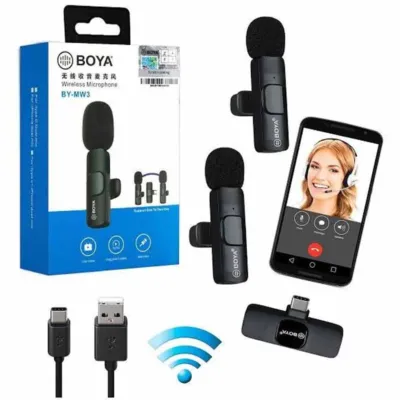 Wireless Lavalier Mic for iPhone/iPad - Plug & Play