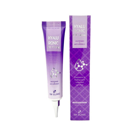 3W Clinic Whitening & Anti-Wrinkle Hyaluronic Eye Cream 40ml (Korea)