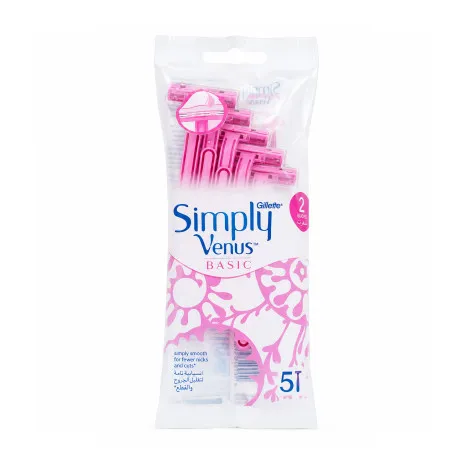 Gillette Simply Venus Basic Women’s Razors Blade 5pcs (Colombia)