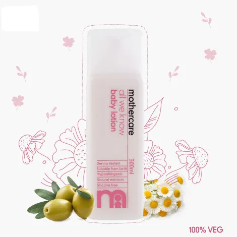 Mothercare All We Know Baby Lotion 300ml (India)