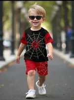 Boys' and Girls' Cotton T-Shirt Set, 160 GSM, 6 Months to 6 Years