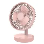 Joykaly YG-735 Rechargeable Portable Desk Fan – 2400mAh, 3-8H Backup