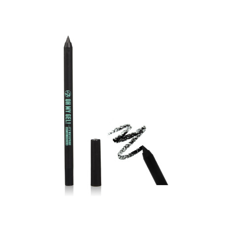 W7 Oh My Gel! Waterproof Soft Gel Eyeliner - Blackest Black (China)
