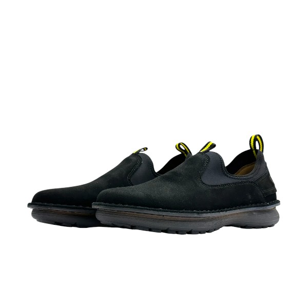 26074-Black Genuine leather breathable non-slip footwear soft sole Casual Shoes for men