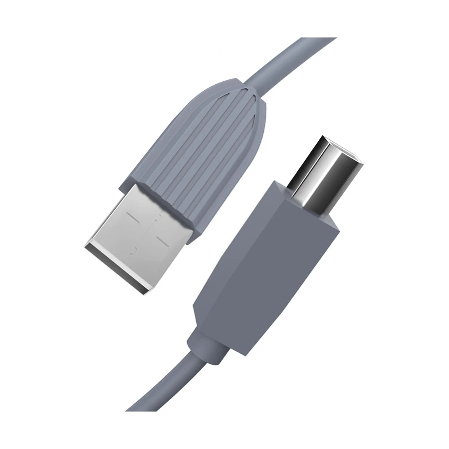 Yuanxin YUX-002 USB-A to USB-B Printer Cable 3 Meter Gray