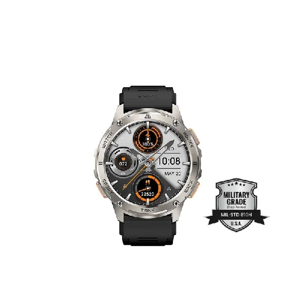 Kospet Tank T3 Calling Rugged Smartwatch Silver