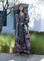 Fully Readymade Digital Print Three Piece, Sizes M, L and XXL