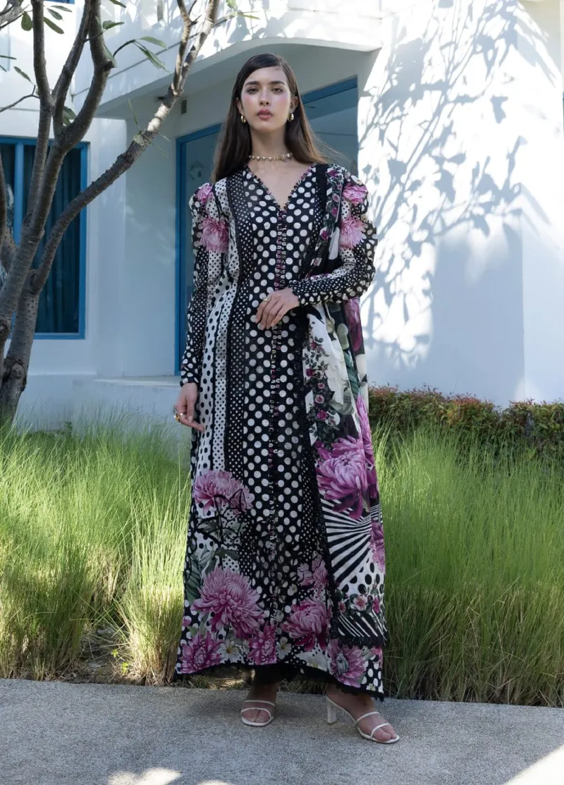 Fully Readymade Digital Print Three Piece, Sizes M, L and XXL