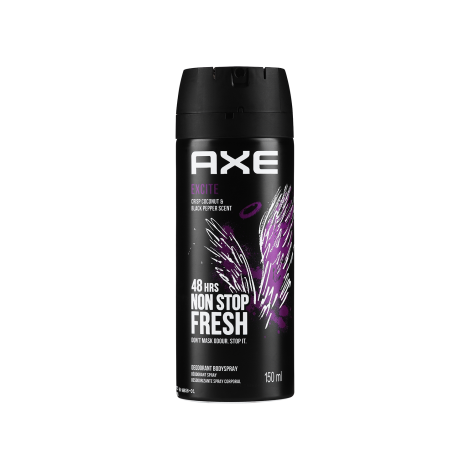 Axe Excite 48H Non Stop Fresh Deodorant Body Spray 150ml (South Africa)