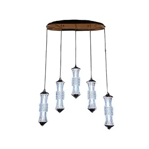 Qulik Modern Lustre Drop-5 3 Color Hanging Lights (QL-B422-5)