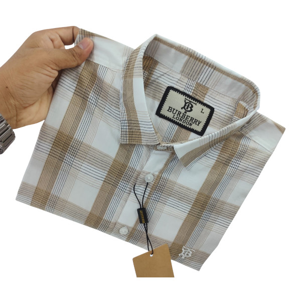 Premium Cotton Long Sleeve Check Shirt