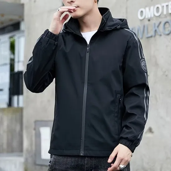 Hoodie-Style Bonded Jacket with Lining, 320 GSM, 3 Colours