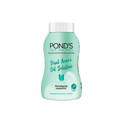 Pond's Dual Acne & Oil Solution Ultra Matte Facial Powder 50g (Thailand)