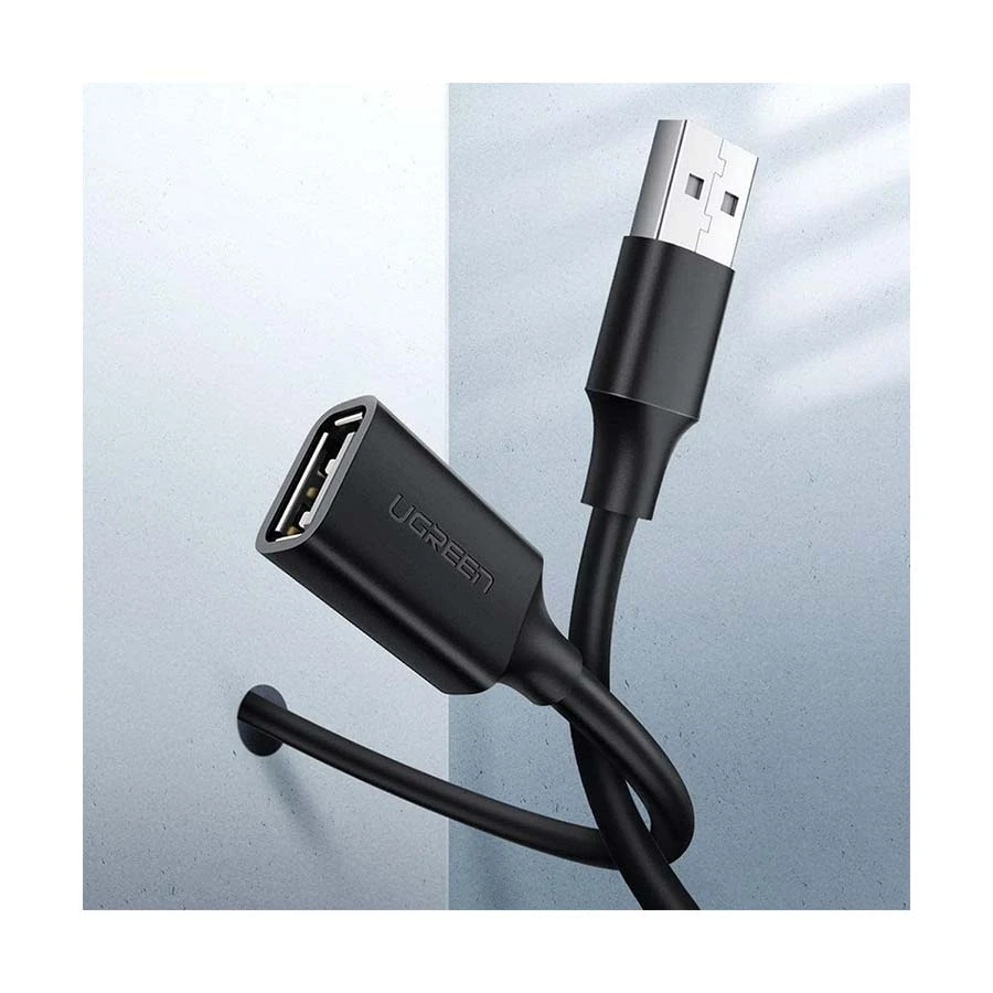 UGREEN US103 USB Male to Female Extension Cable 3 Meter Black