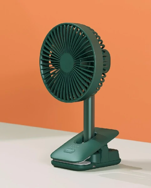 JISULIFE FA13R Rechargeable Clip Fan (8000mAh)- Green Color