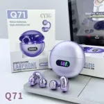 Q71 True Wireless Open-Ear Ear Clip Earbuds with Digital LED Display