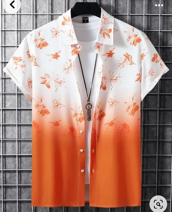 Men's Half Sleeve Cotton Shirt for Summer, M to XXL