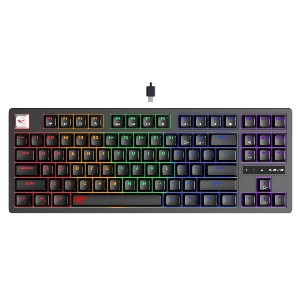 HAVIT KB892L BACKLIT 87 KEYS MECHANICAL GAMING KEYBOARD