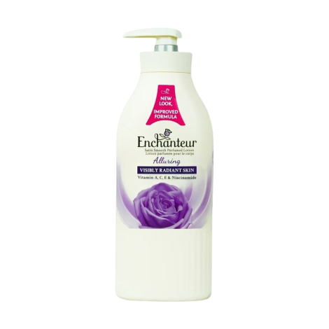 Enchanteur Alluring Satin White Perfumed Lotion 400ml (Malaysia)