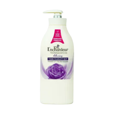 Enchanteur Alluring Satin White Perfumed Lotion 400ml (Malaysia)