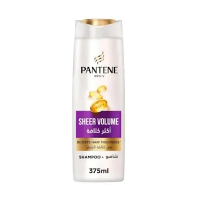 Pantene Pro-V Sheer Volume Shampoo 375ml (Saudi Arabia)