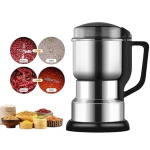 Powerful Food Grinder Stainless Steel Grinder Multi-Purpose Grinder High-Performance Motor Durable Kitchen Appliance Efficient Food Processing Easy-to-Use Grinder Compact and Stylish Design Versatile
