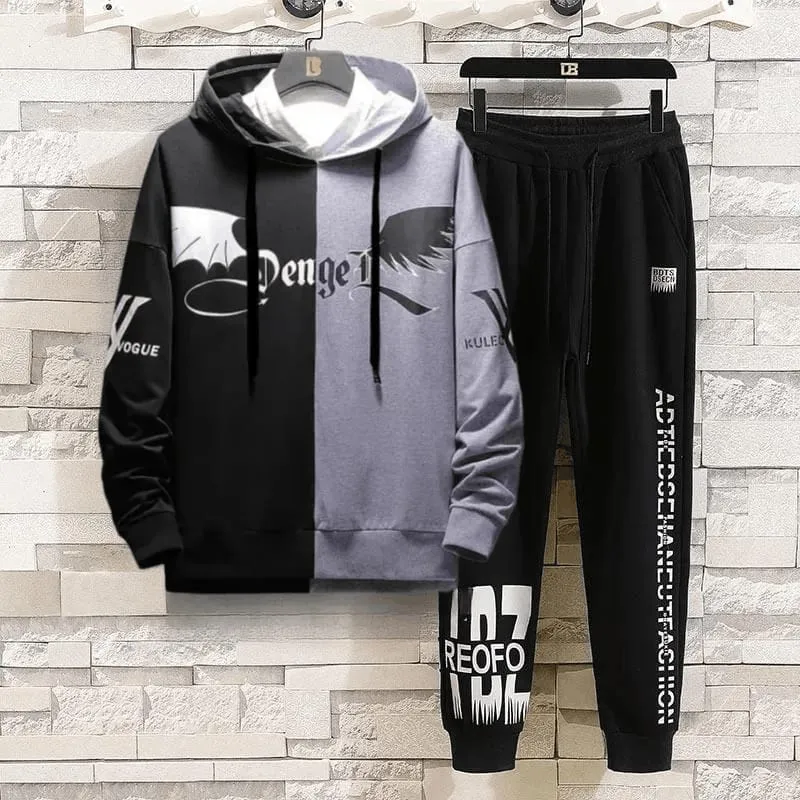 Hoodie and Trouser Set for Men and Women, Cotton Hoodie, 250 GSM