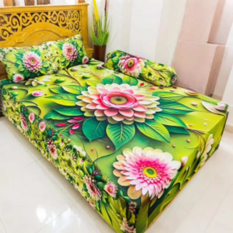China Premium 3D Design Bed Sheet