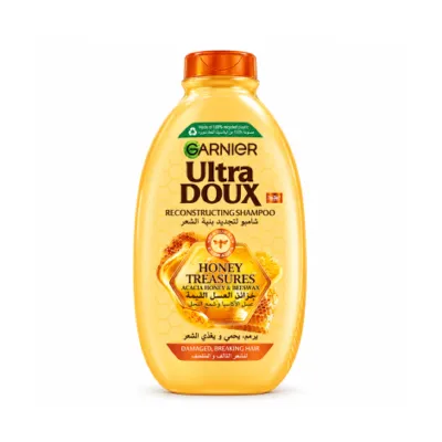 Garnier Ultra Doux Honey Treasures Reconstructing Shampoo 600ml (Egypt)